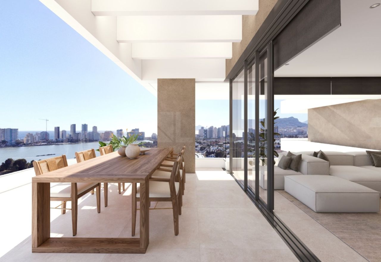 LUXURIÖSE NEUBAUWOHNUNG MIT PANORAMABLICK IN CALPE 
