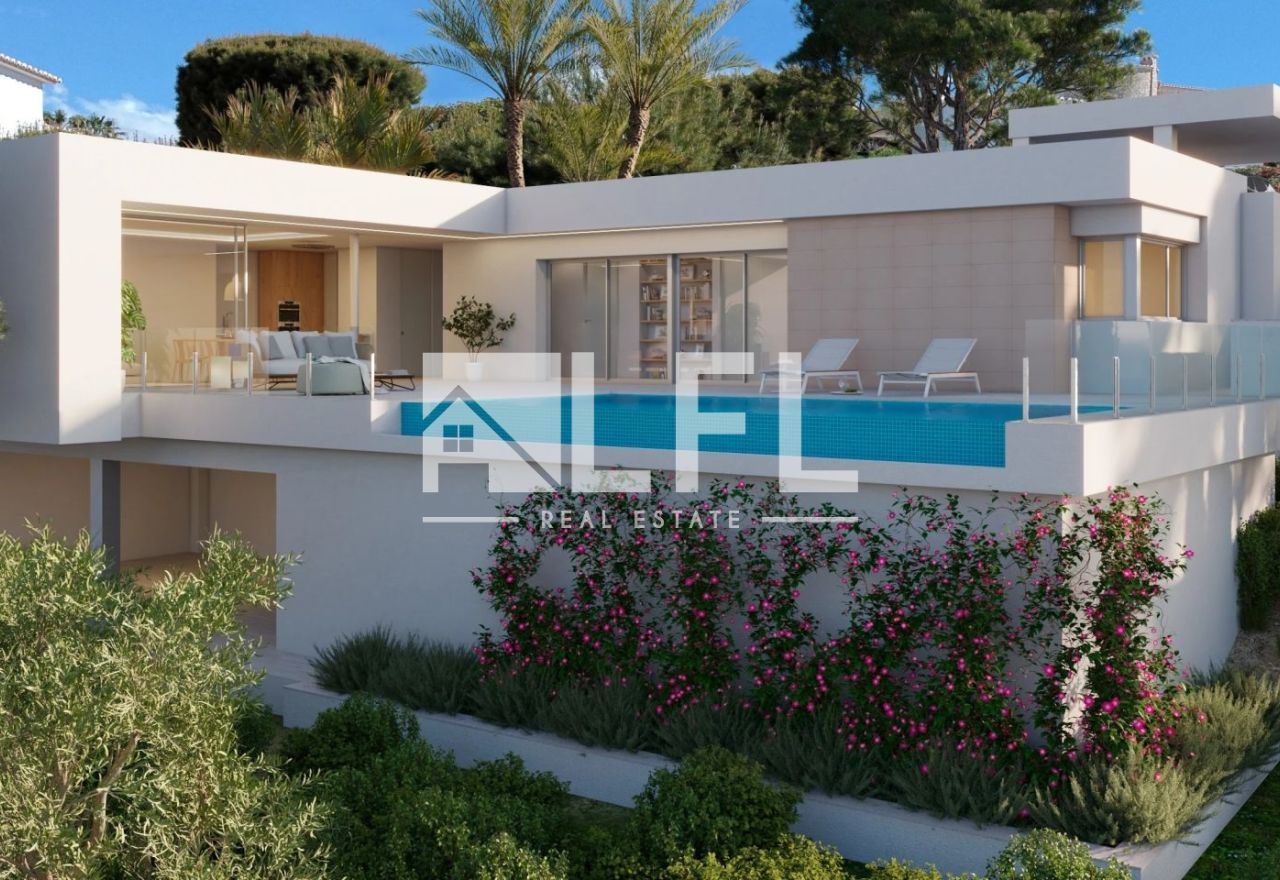 VILLA DE LUJO MODERNA CON ESPECTACULARES VISTAS AL MAR EN CUMBRE DEL SOL - BENITACHELL