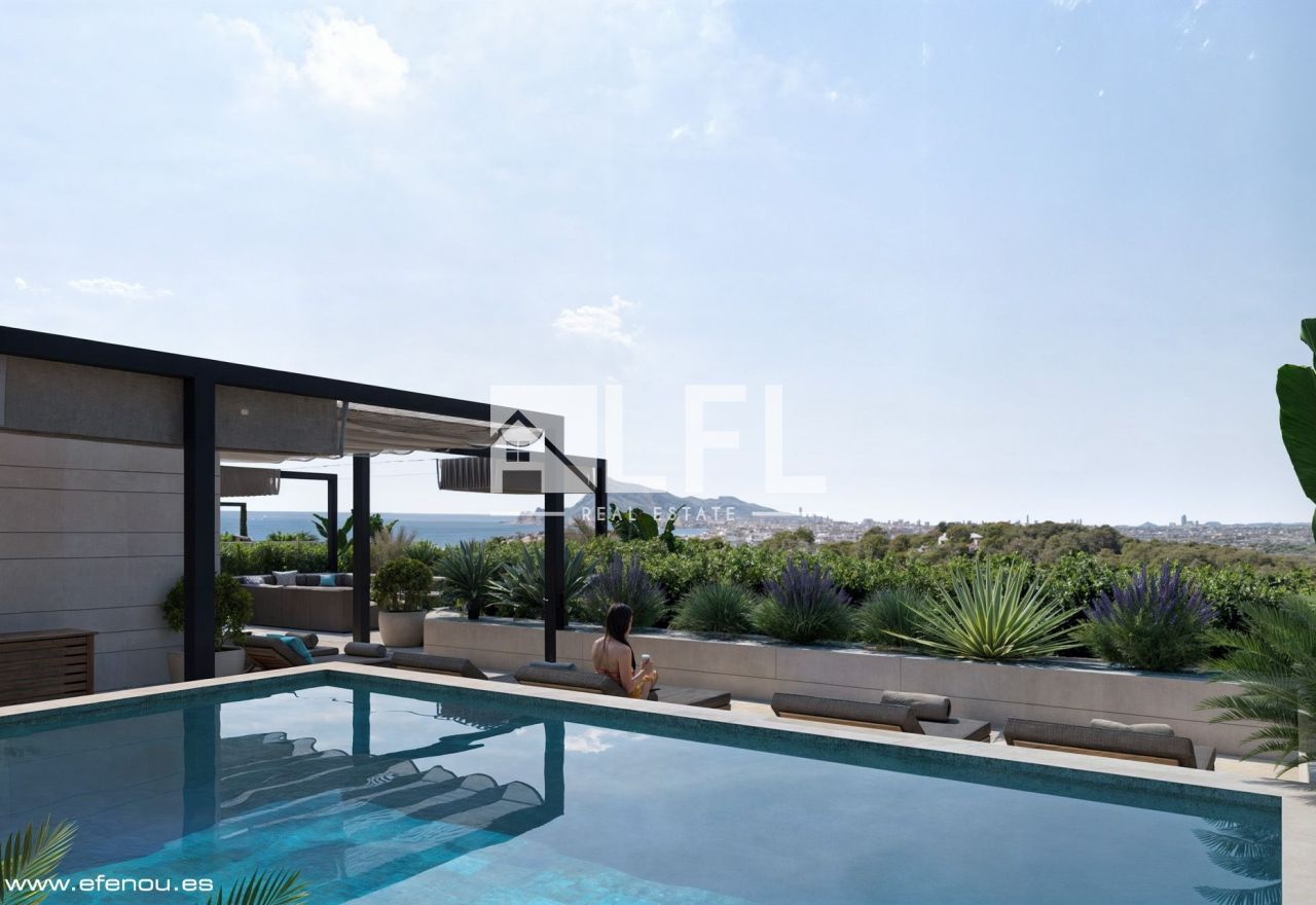 VILLA DE LUJO CON VISTAS AL MAR EN ALTEA LA VELLA 